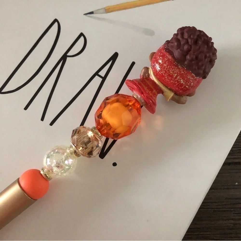 Disney Doorables: Encanto: Dolores handmade beaded pen